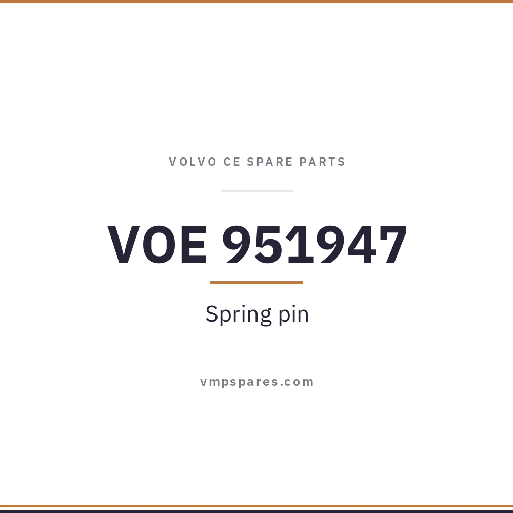 VOE 951947 – Spring pin
