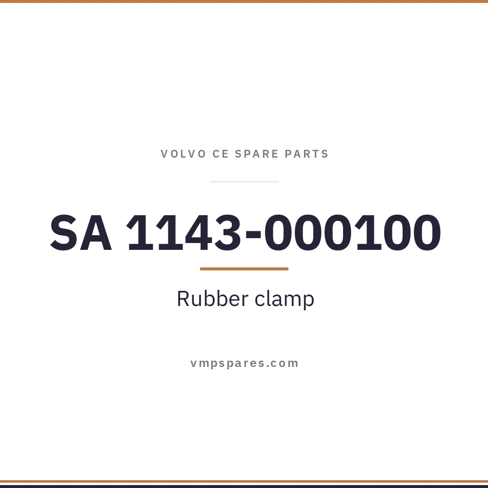SA 1143-000100 – Rubber clamp