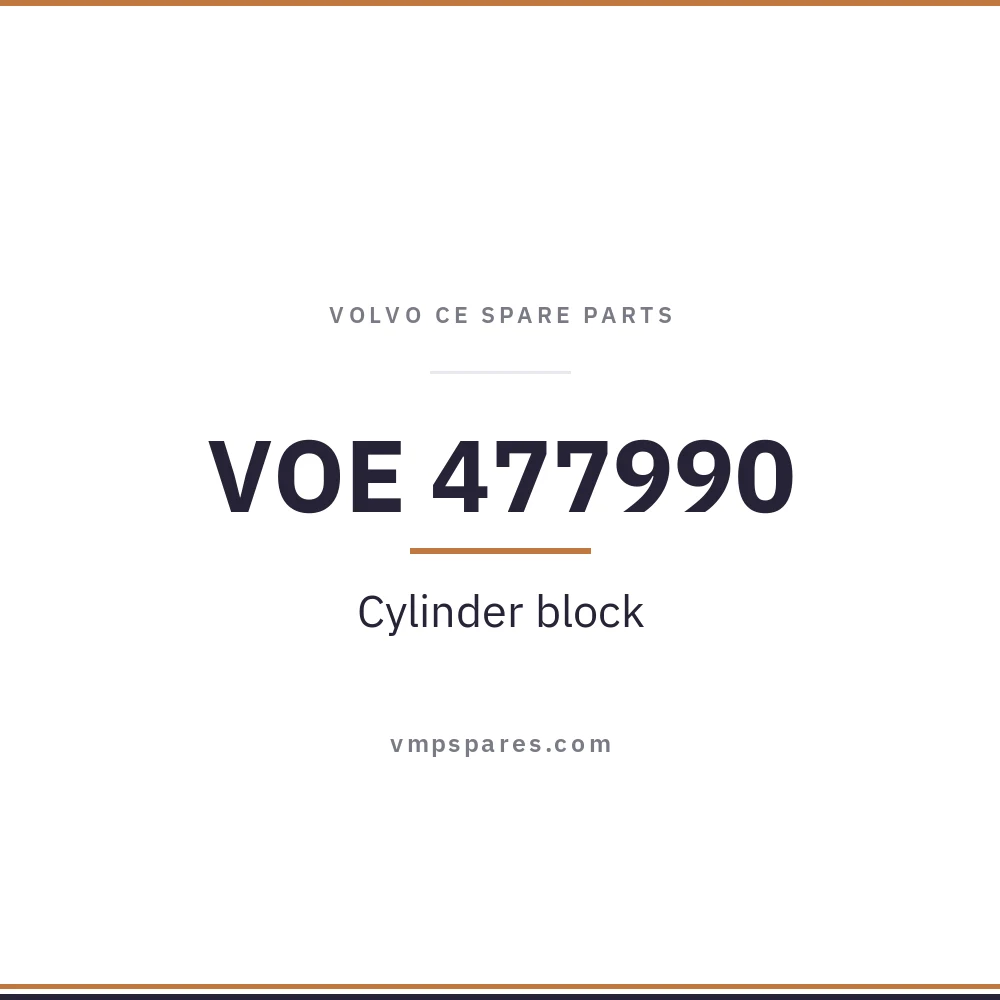 VOE 477990 – Cylinder block
