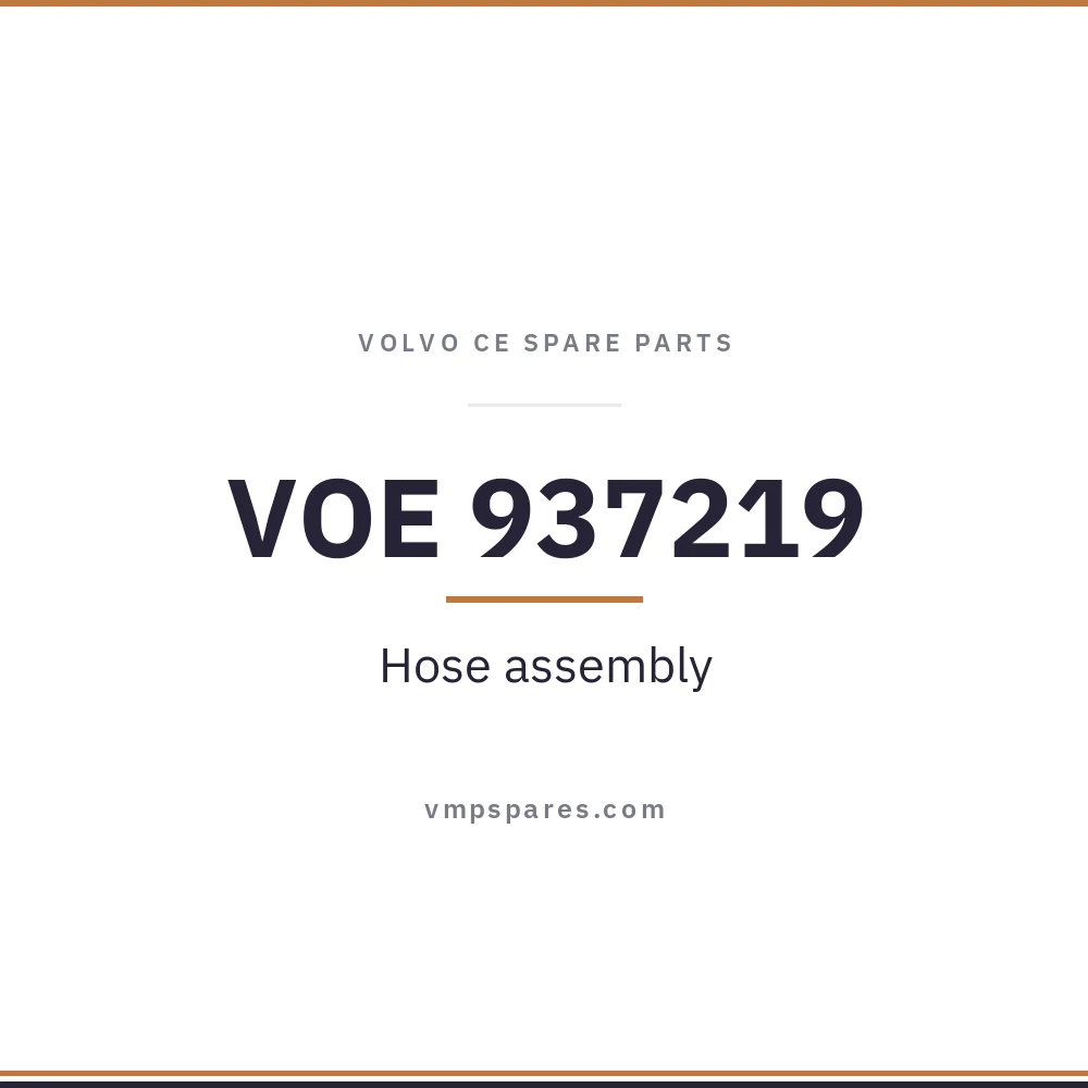 VOE 937219 – Hose assembly