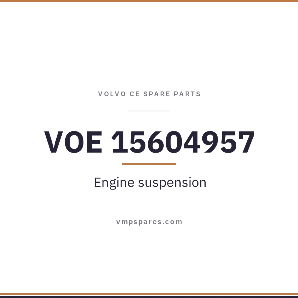VOE 15604957 – Engine suspension