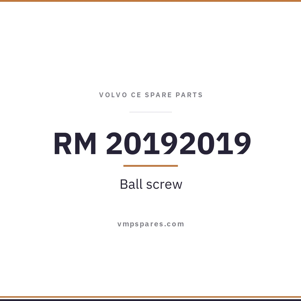 RM 20192019 – Ball screw