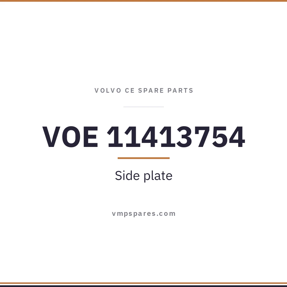 VOE 11413754 – Side plate