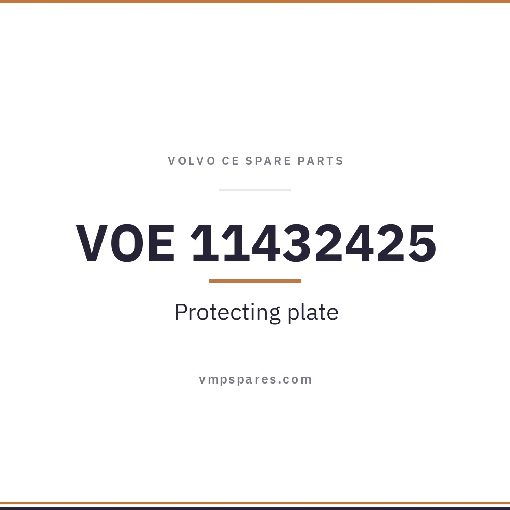 VOE 11432425 – Protecting plate