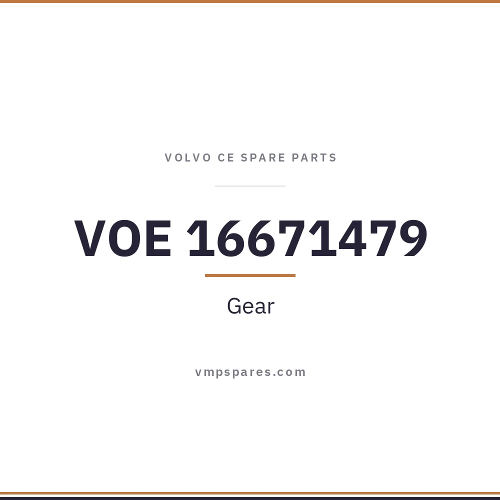 VOE 16671479 – Gear