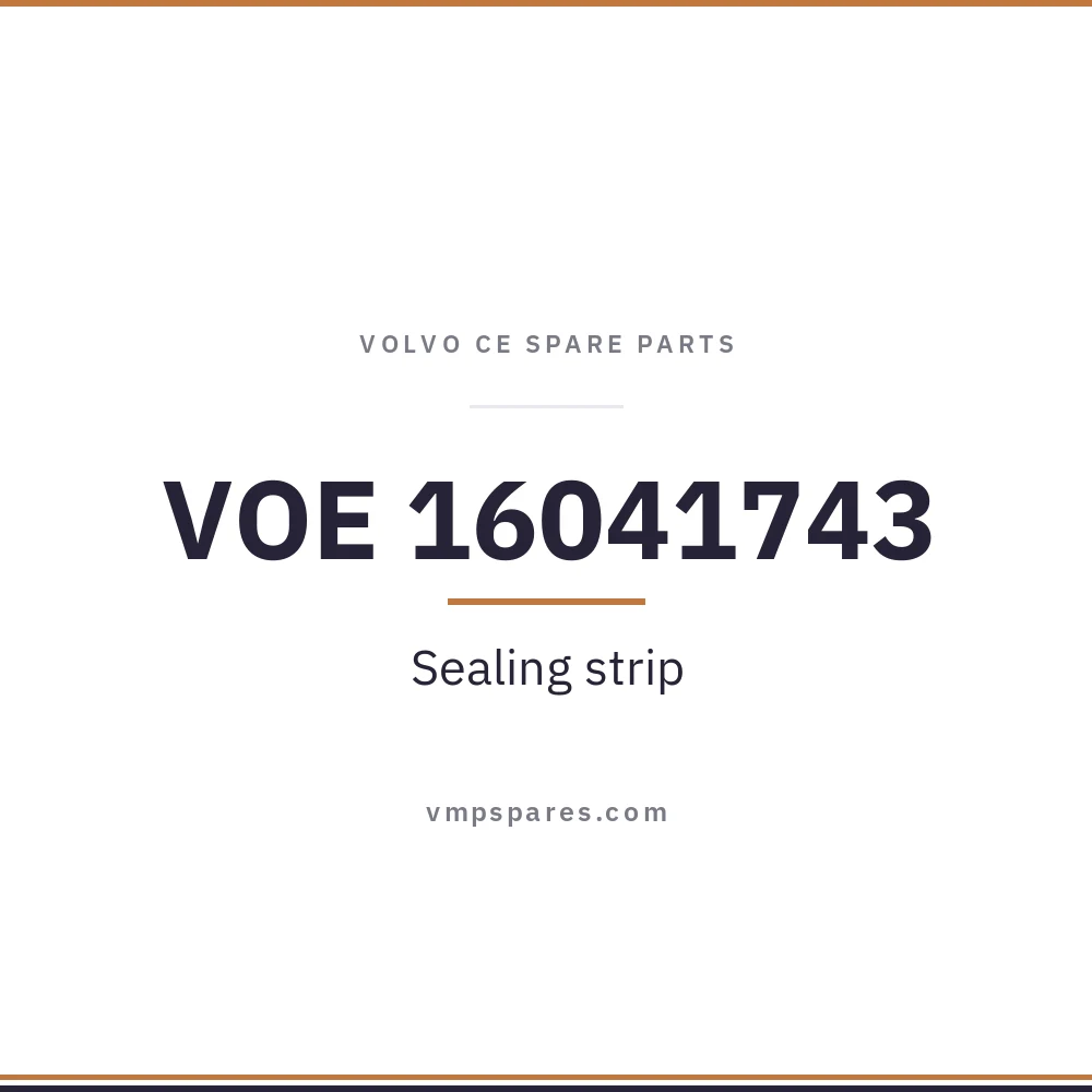 VOE 16041743 – Sealing strip