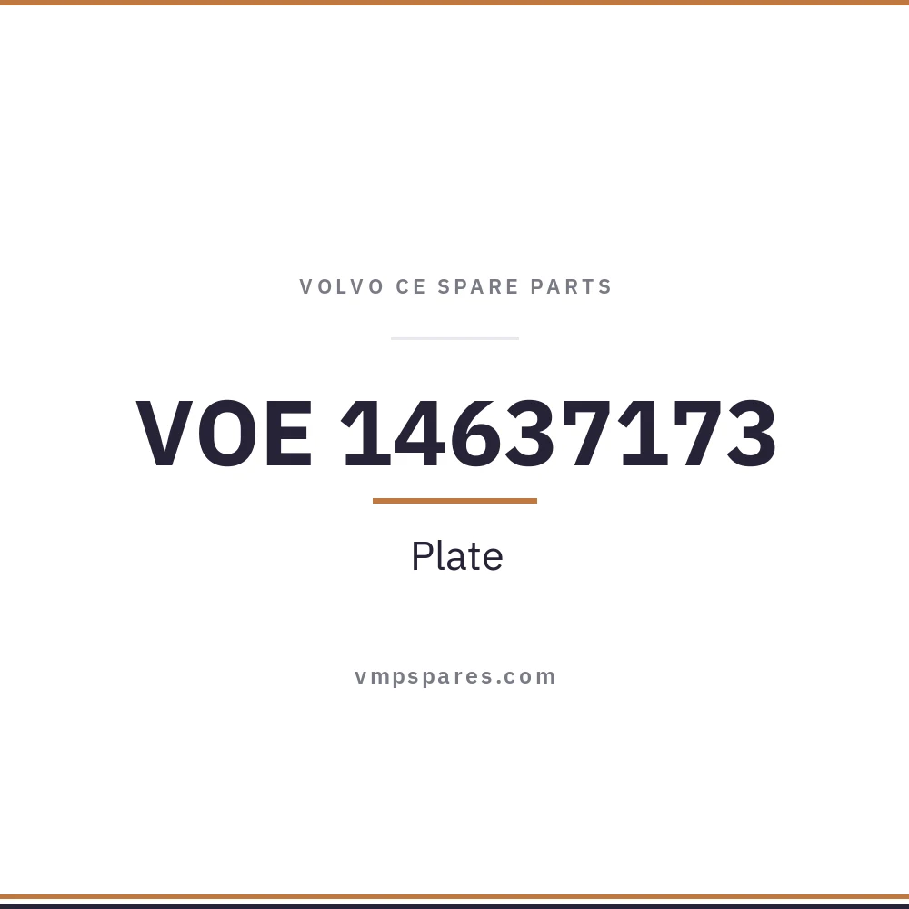 VOE 14637173 – Plate