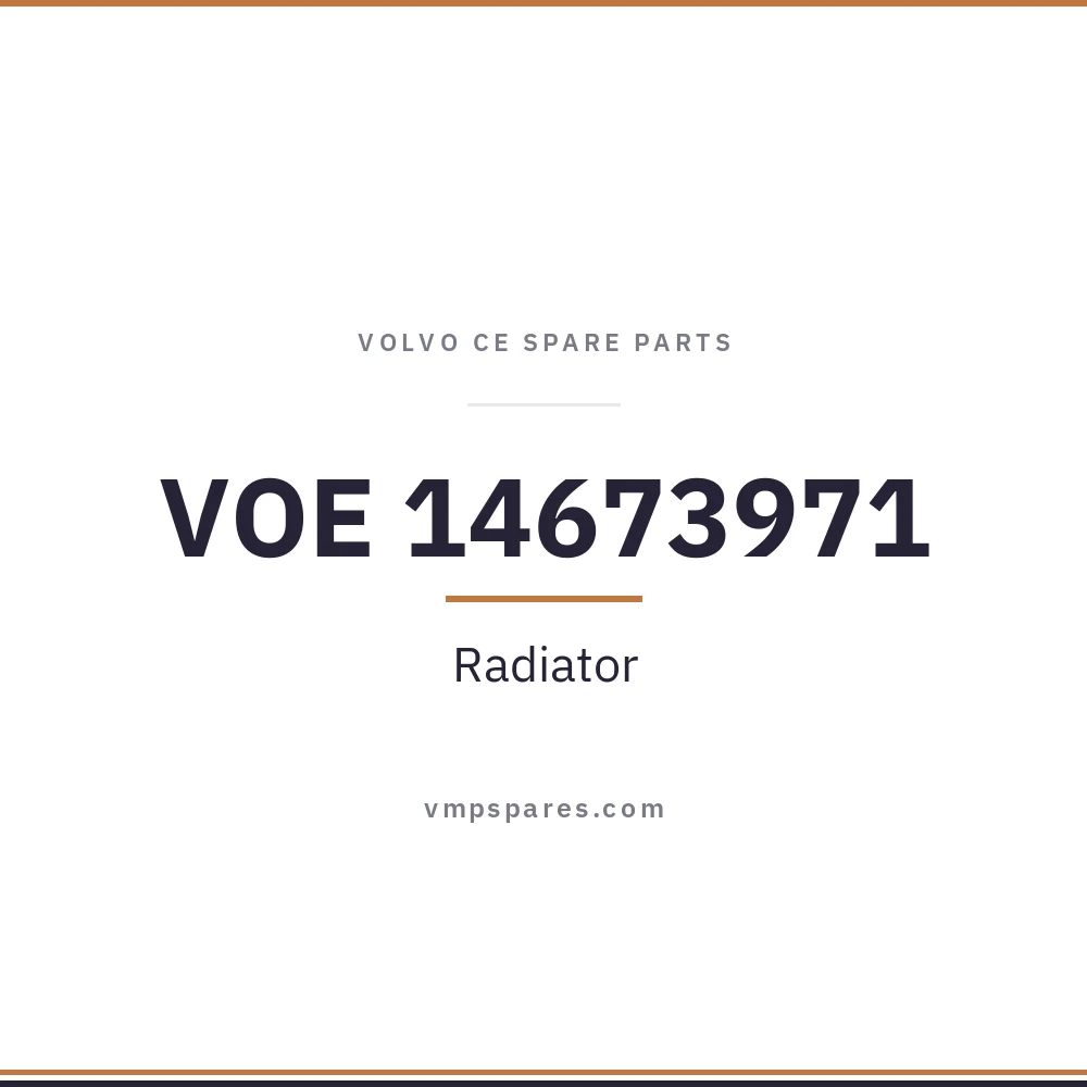 VOE 14673971 – Radiator
