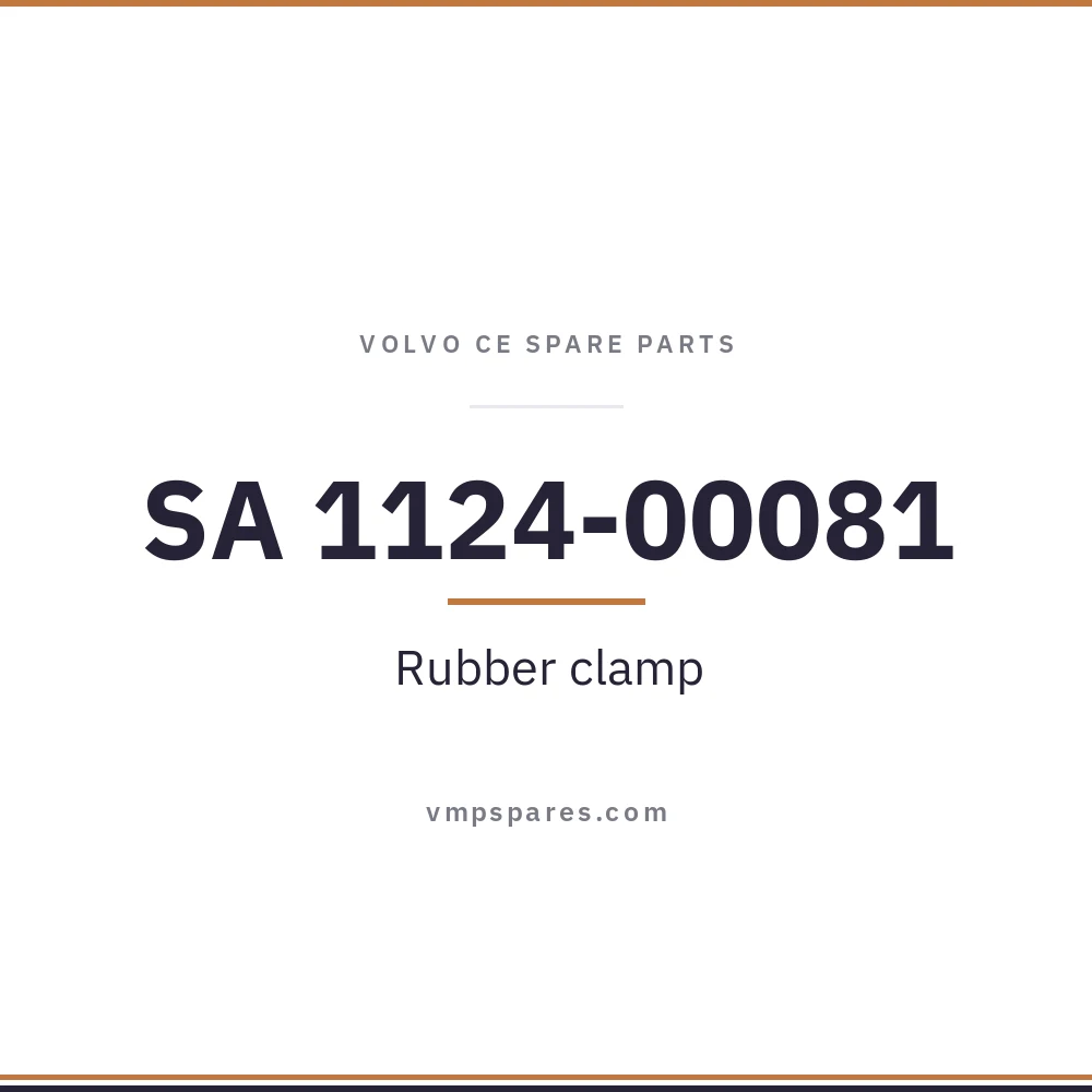 SA 1124-00081 – Rubber clamp
