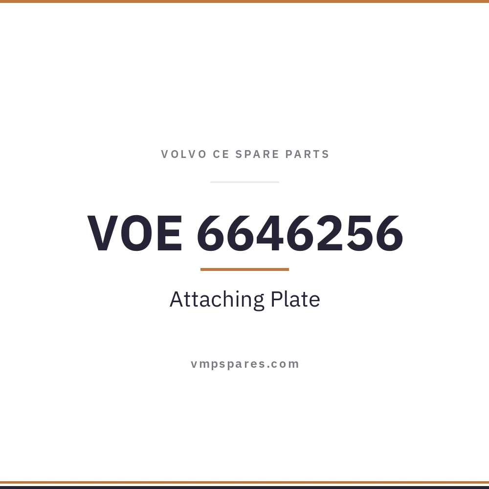 VOE 6646256 – Attaching Plate