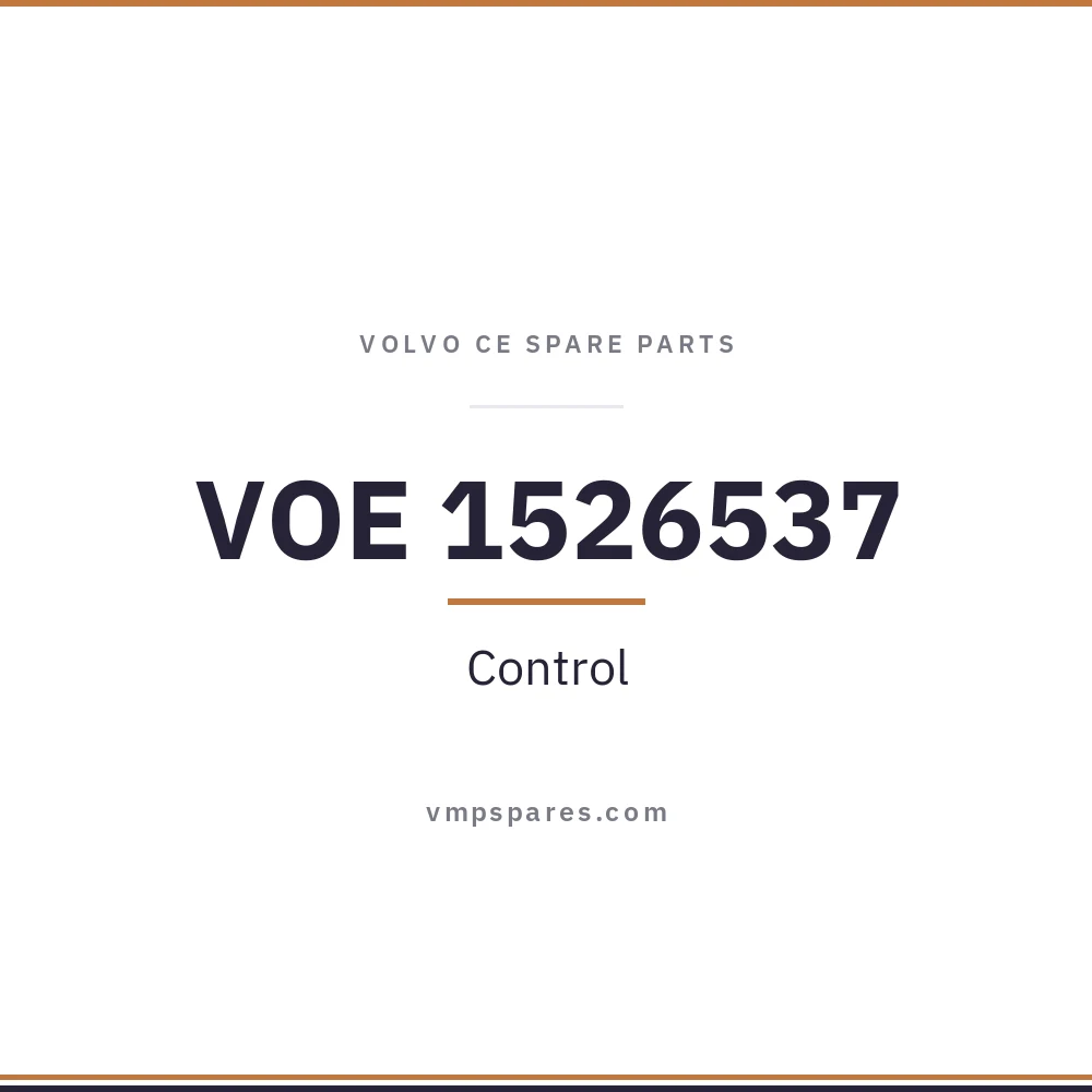 VOE 1526537 – Control