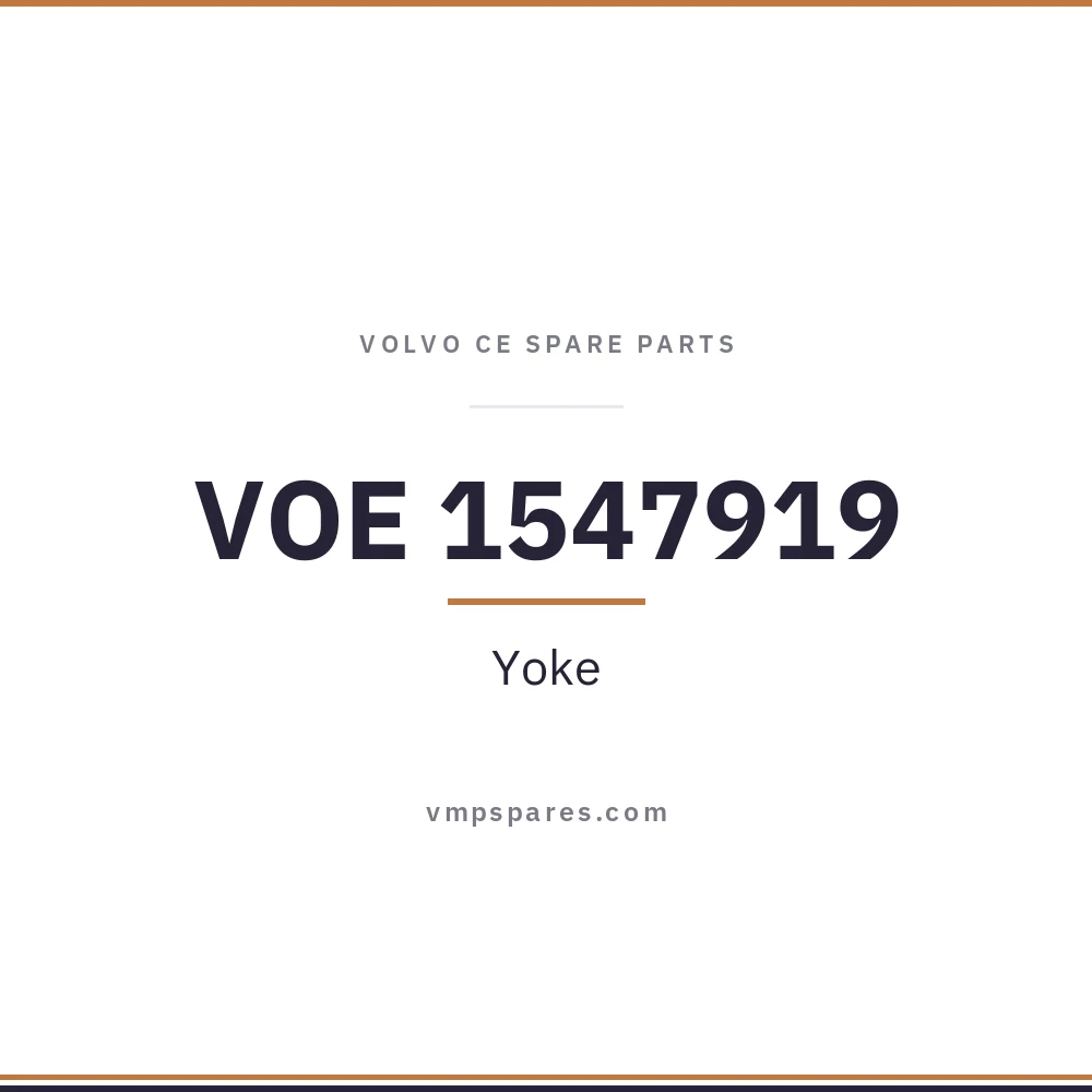 VOE 1547919 – Yoke