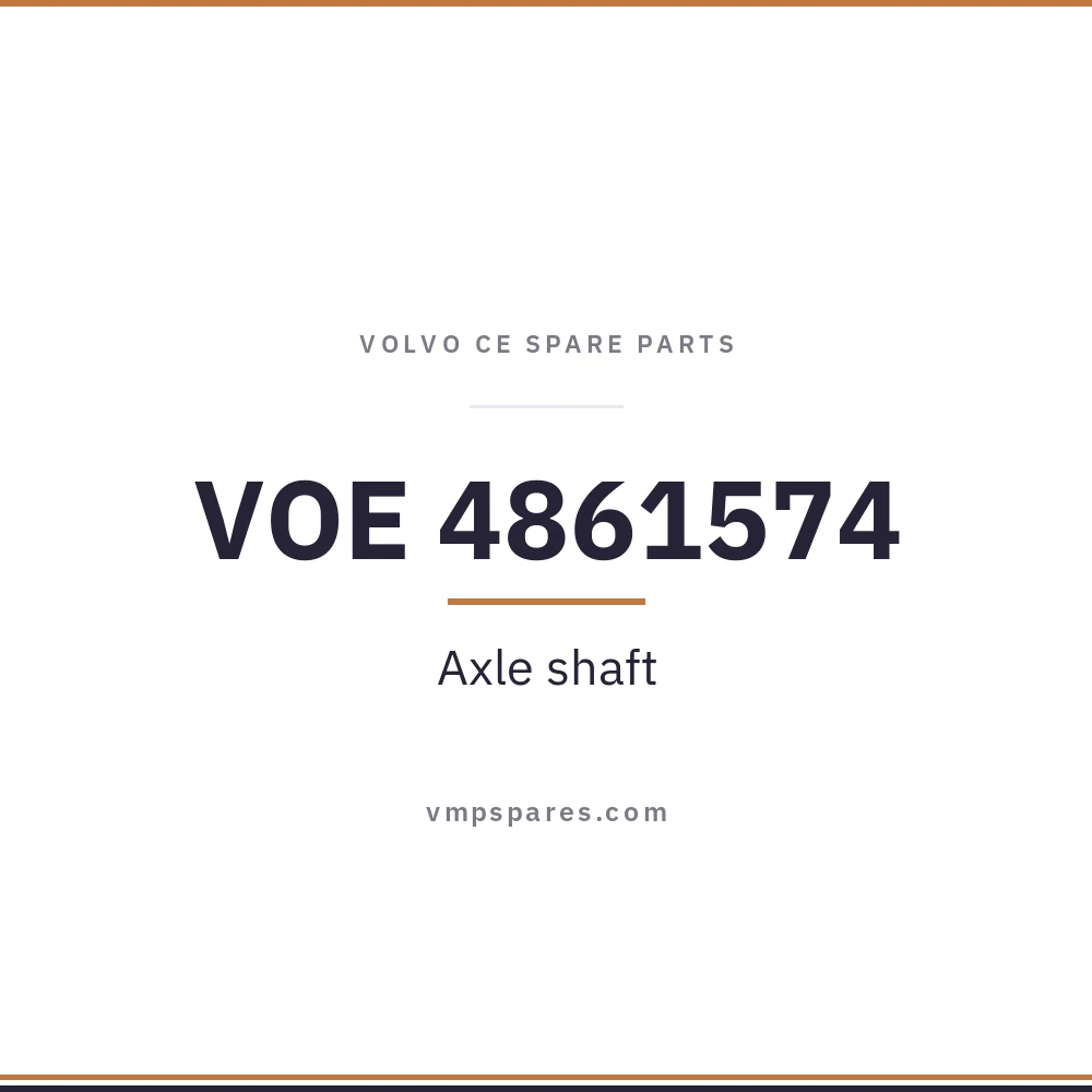 VOE 4861574 – Axle shaft