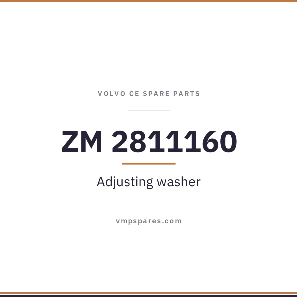 ZM 2811160 – Adjusting washer