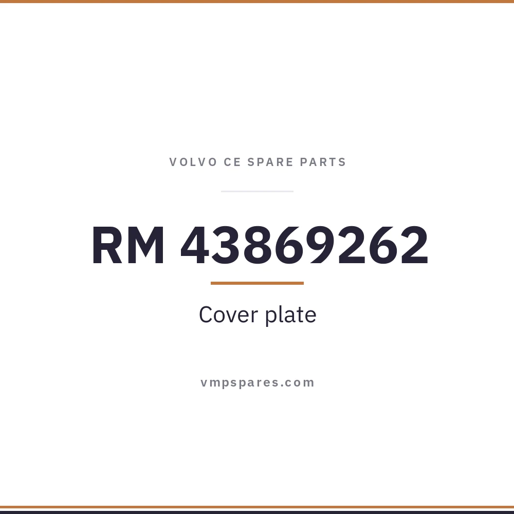 RM 43869262 – Cover plate