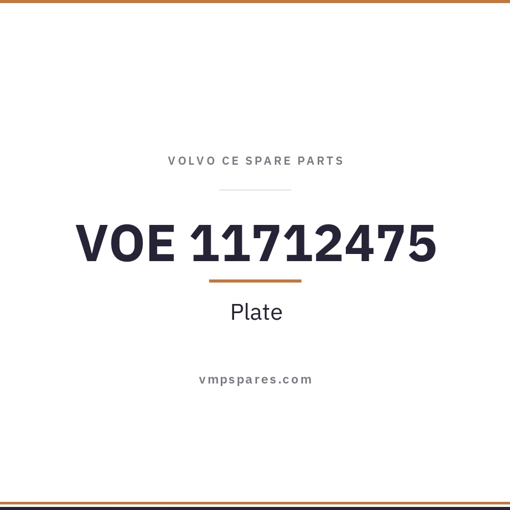 VOE 11712475 – Plate