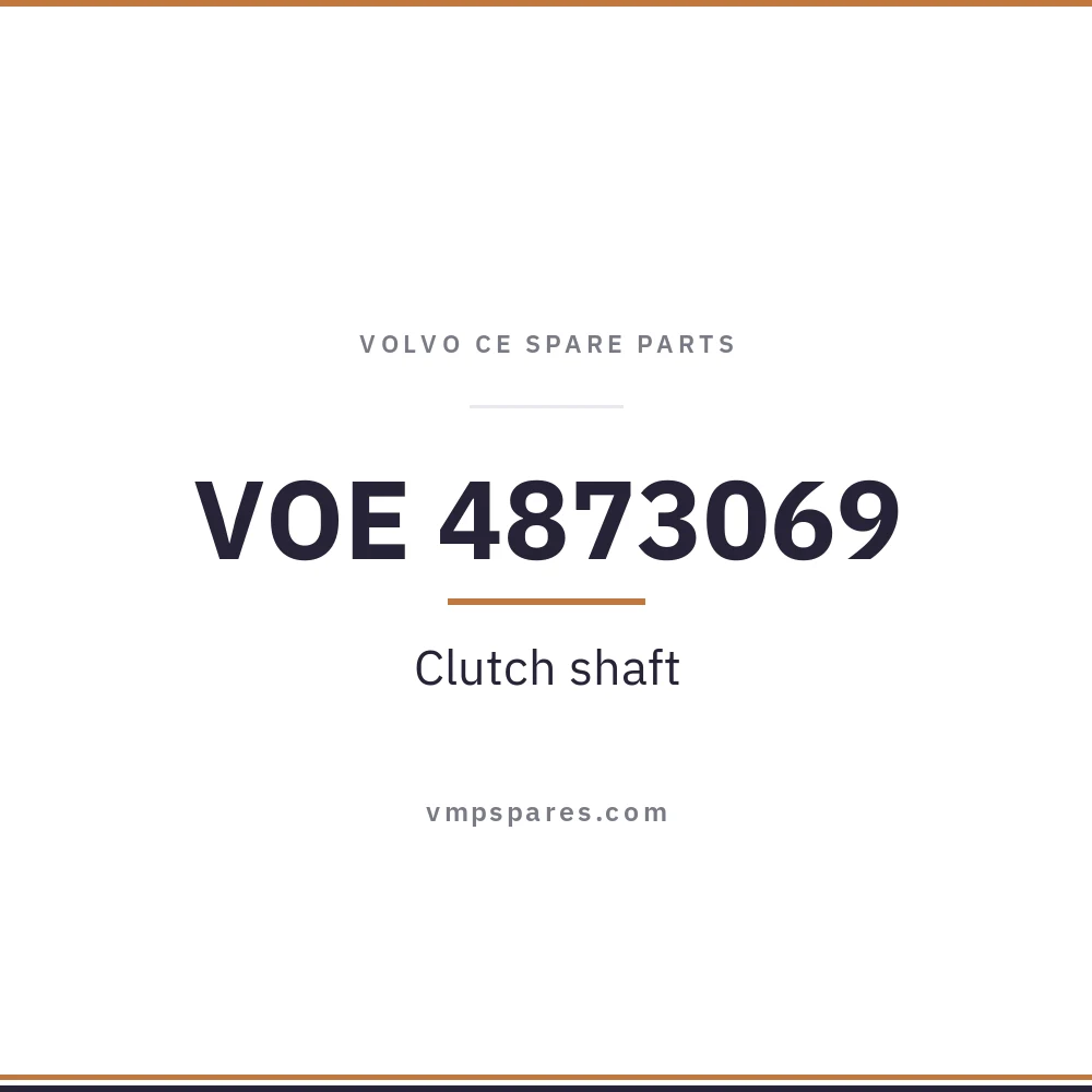 VOE 4873069 – Clutch shaft