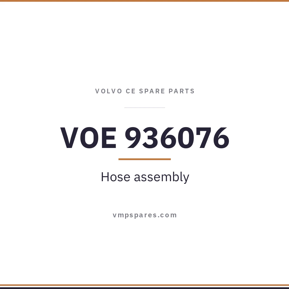 VOE 936076 – Hose assembly