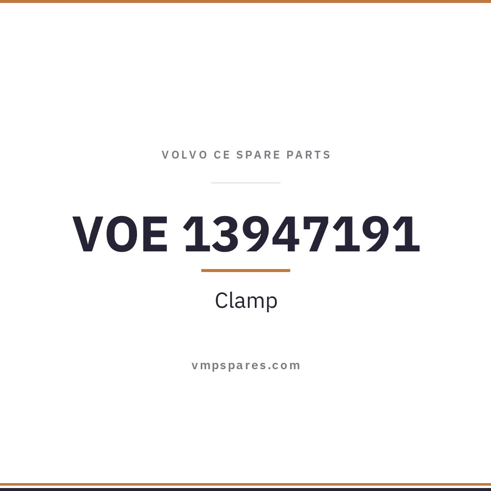 VOE 13947191 – Clamp