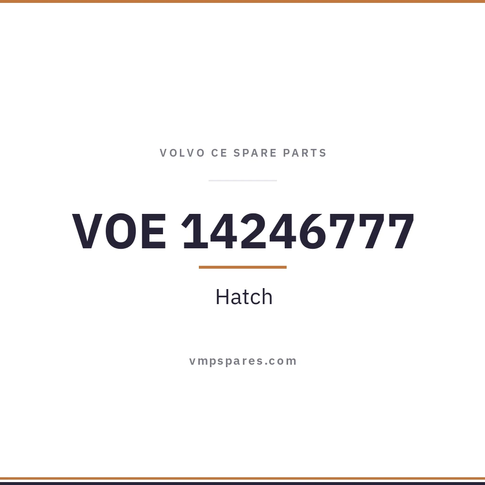 VOE 14246777 – Hatch