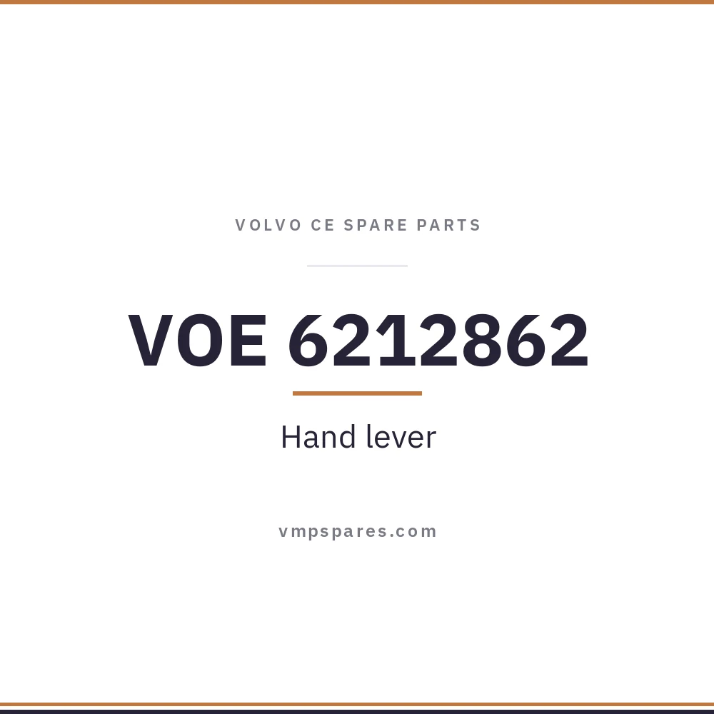 VOE 6212862 – Hand lever