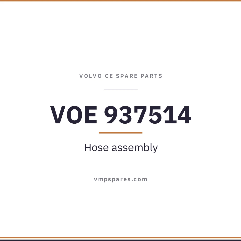 VOE 937514 – Hose assembly