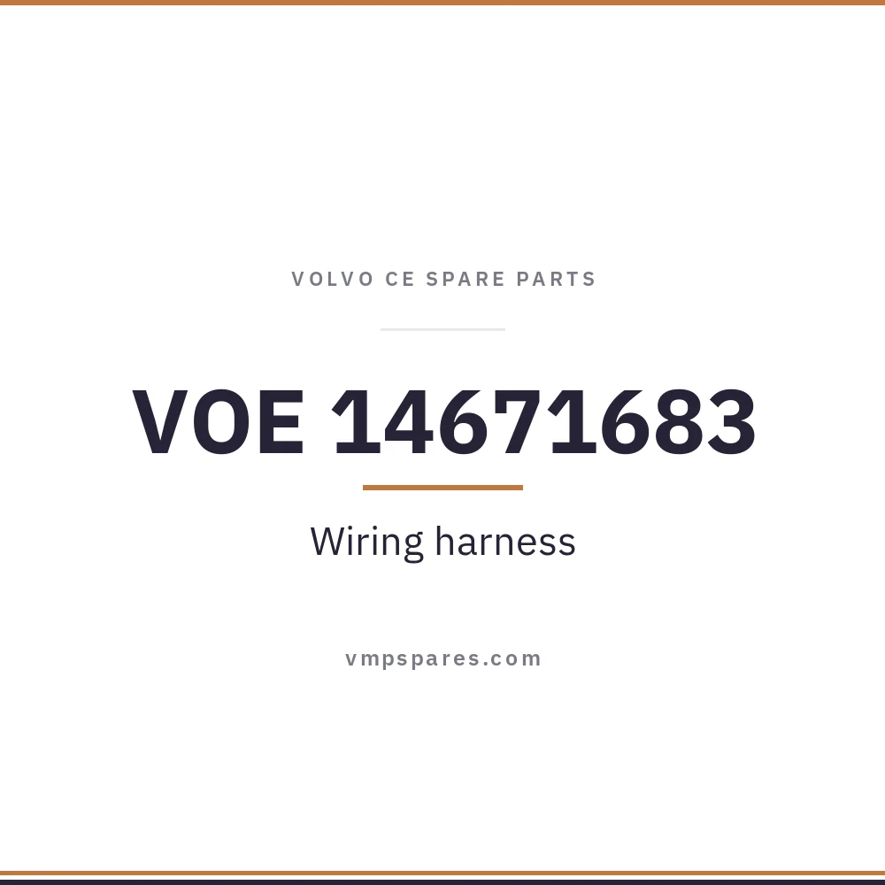 VOE 14671683 – Wiring harness