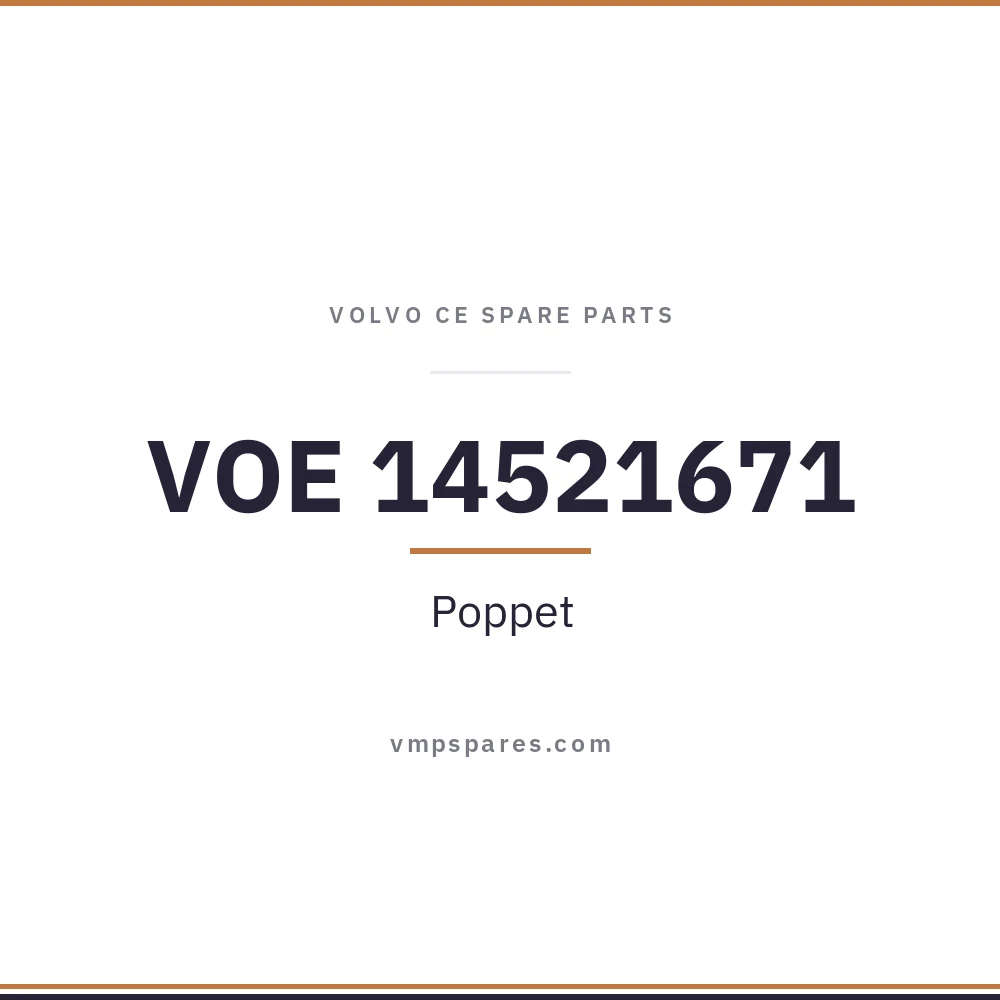 VOE 14521671 – Poppet