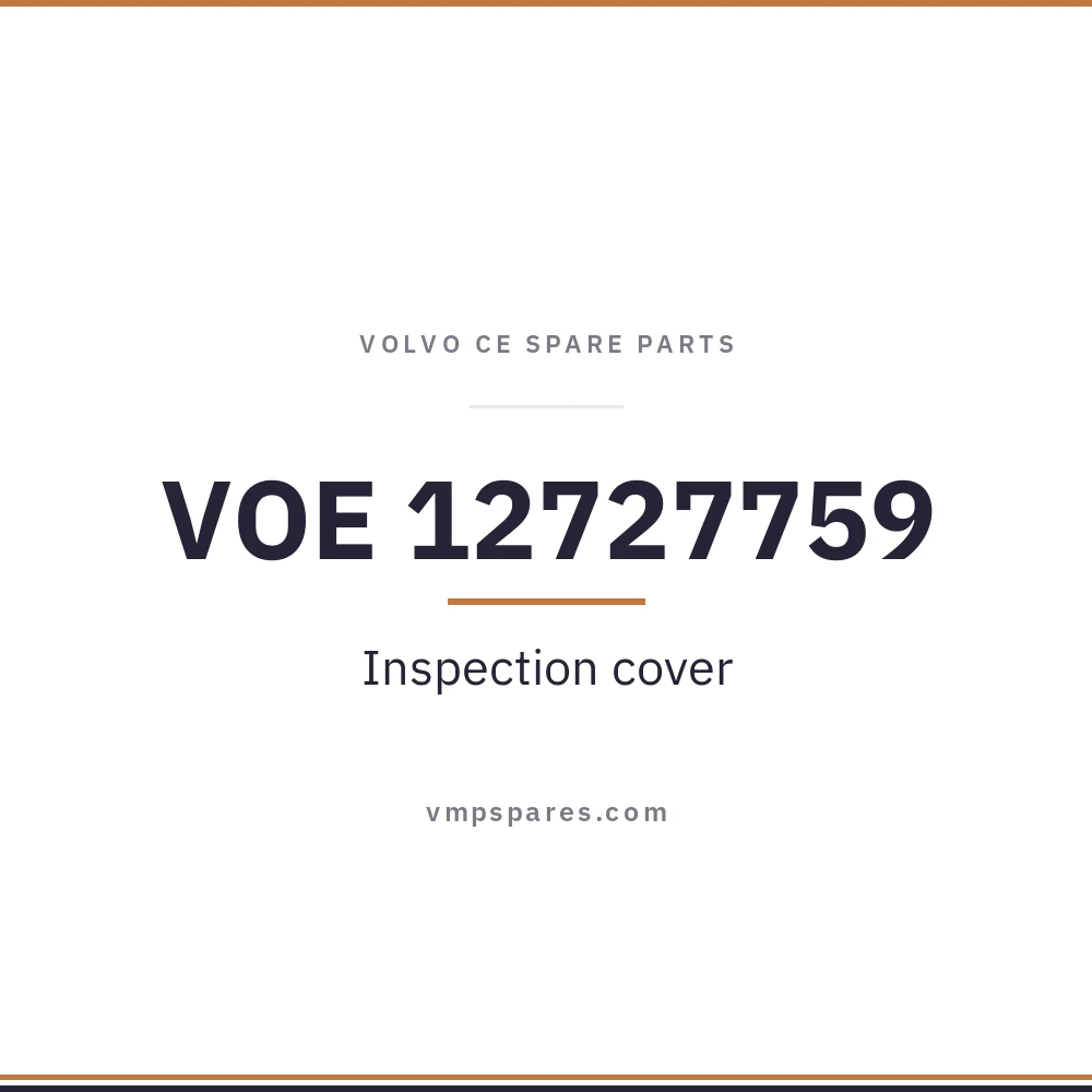 VOE 12727759 – Inspection cover