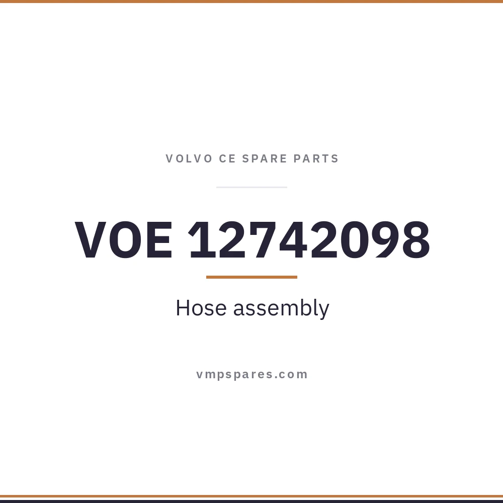 VOE 12742098 – Hose assembly