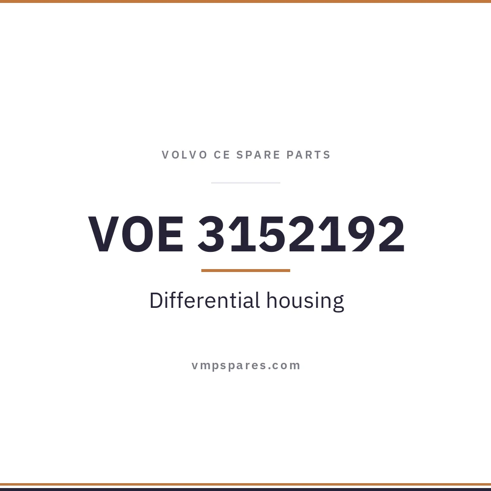 VOE 3152192 – Differential housing