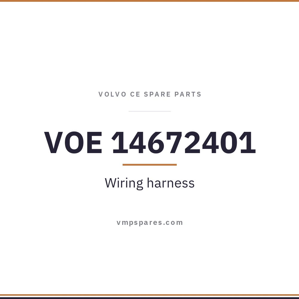 VOE 14672401 – Wiring harness