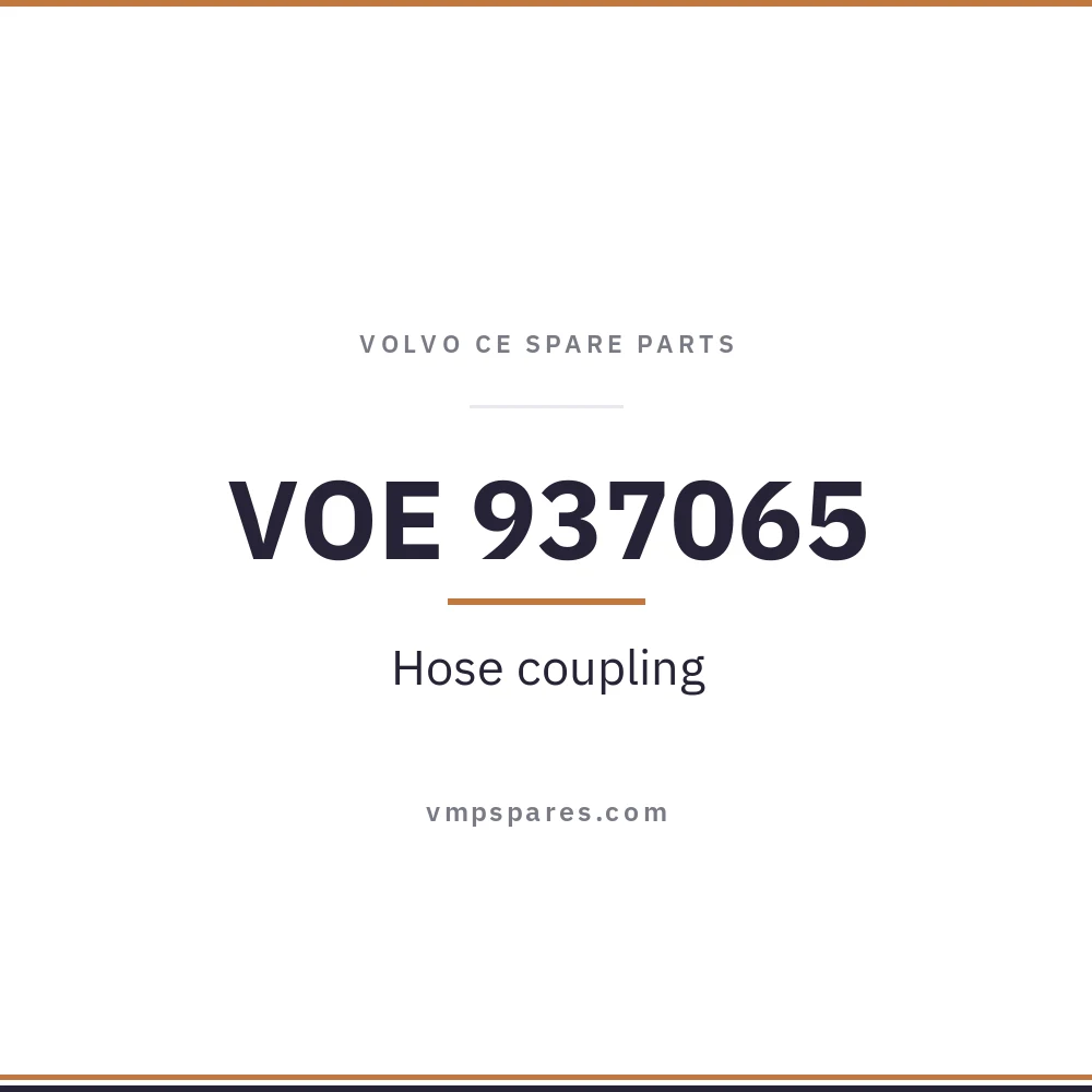 VOE 937065 – Hose coupling