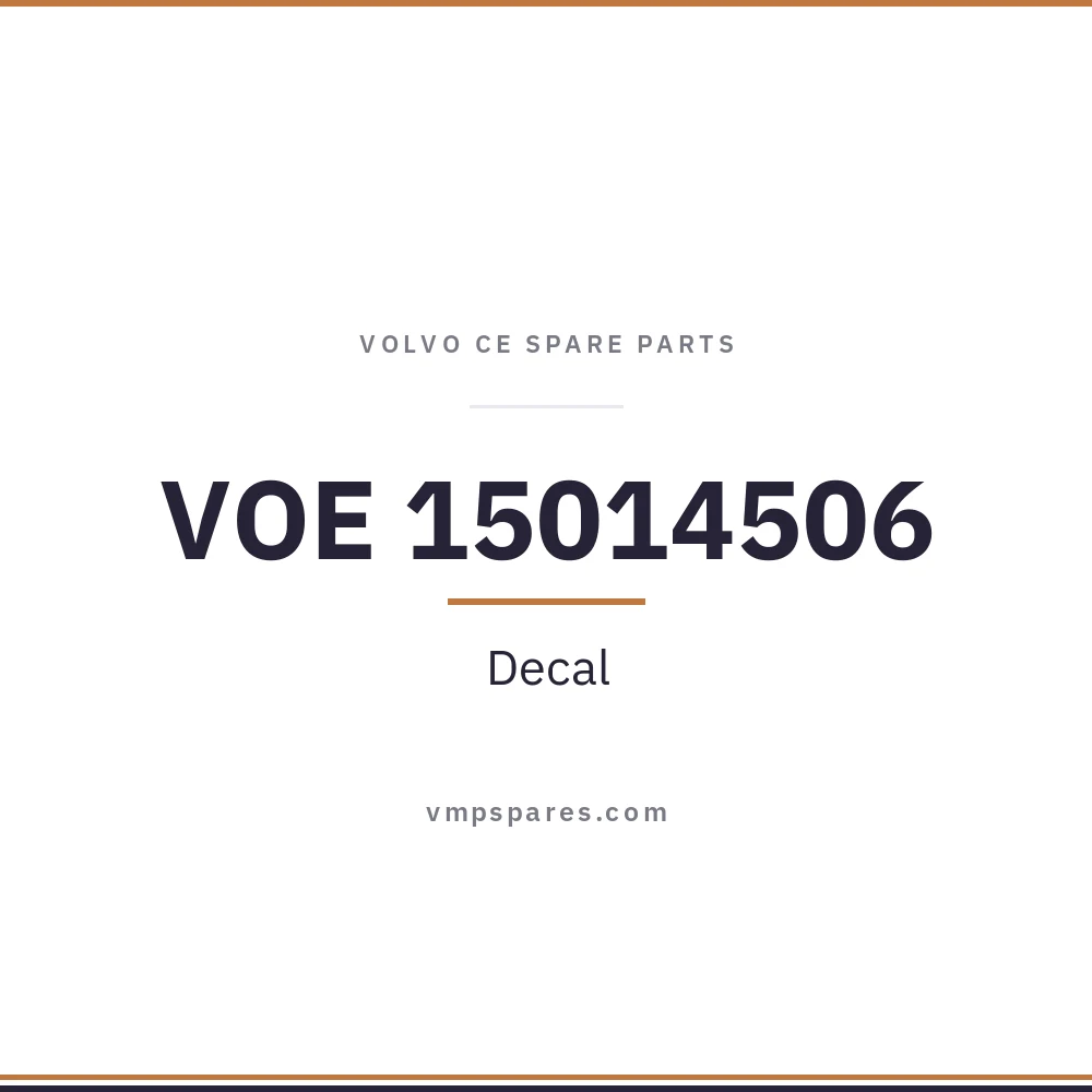 VOE 15014506 – Decal