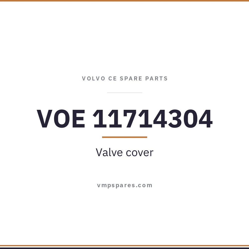 VOE 11714304 – Valve cover