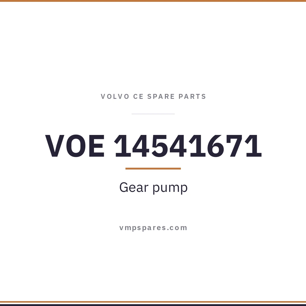 VOE 14541671 – Gear pump
