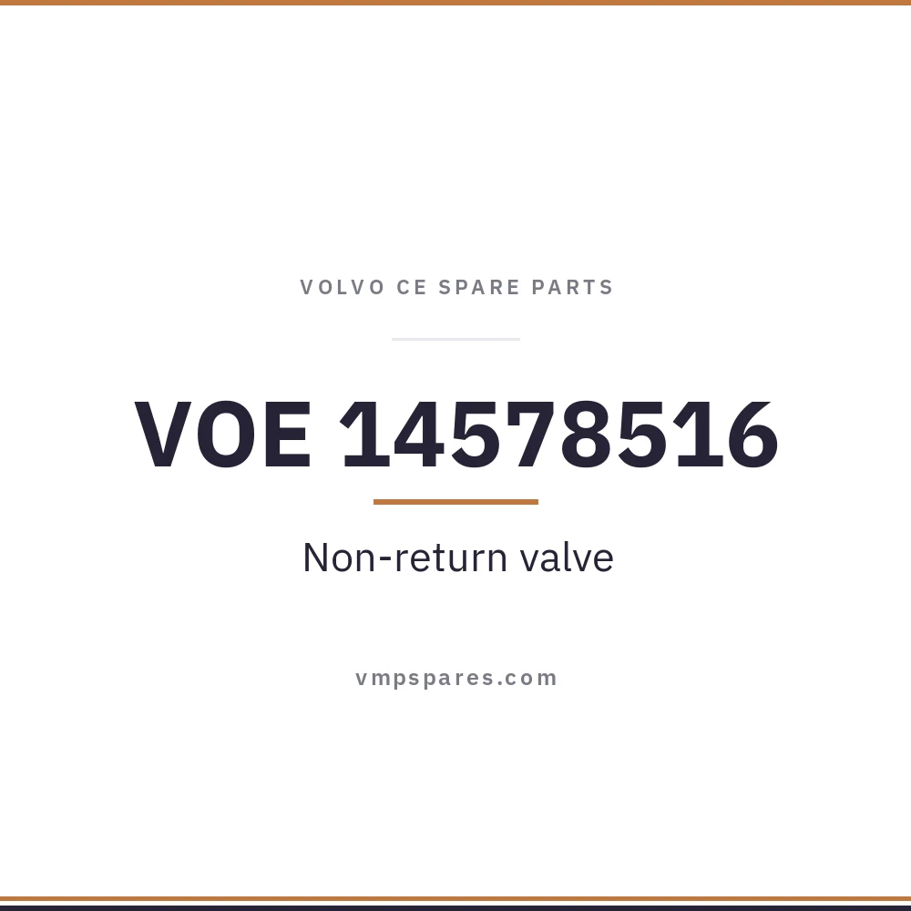VOE 14578516 – Non-return valve