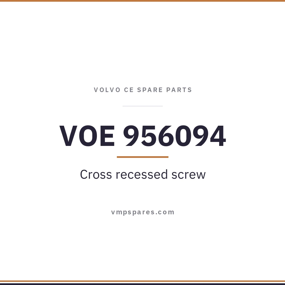 VOE 956094 – Cross recessed screw