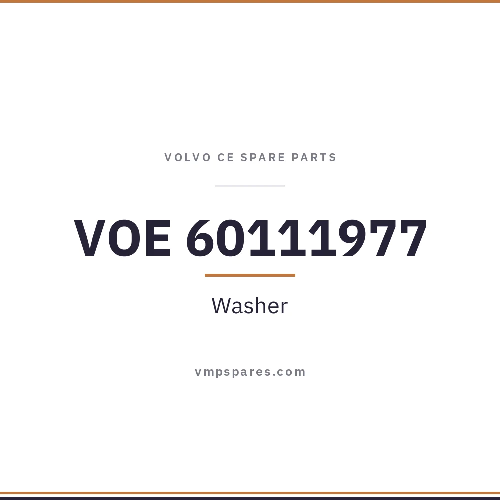 VOE 60111977 – Washer