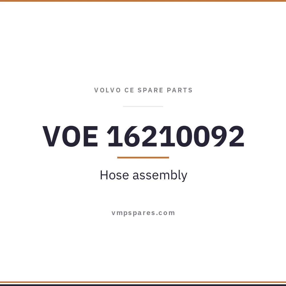 VOE 16210092 – Hose assembly