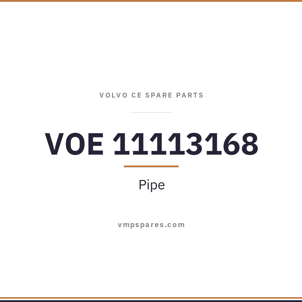 VOE 11113168 – Pipe