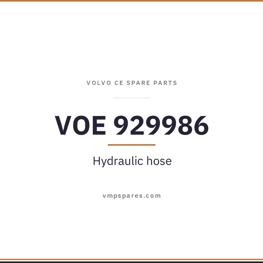 VOE 929986 – Hydraulic hose