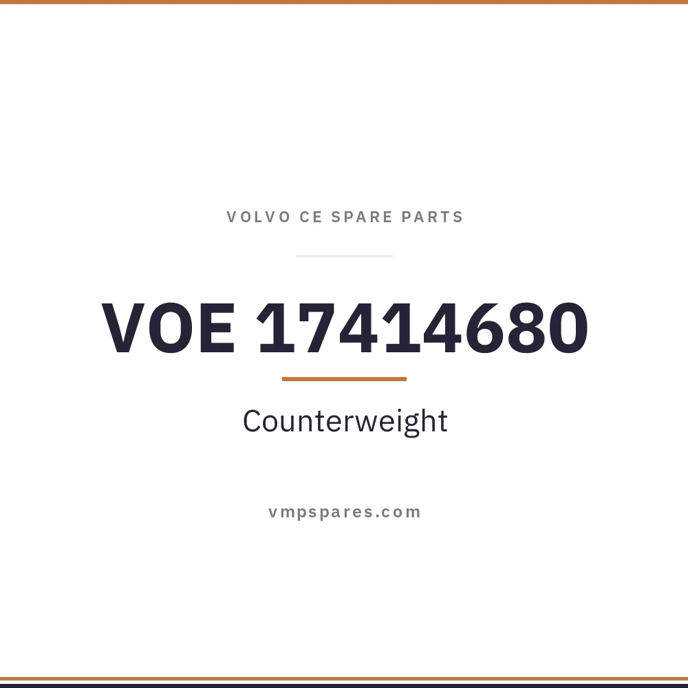 VOE 17414680 – Counterweight