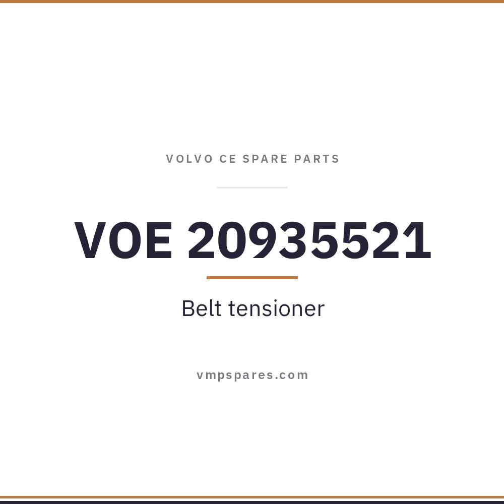 VOE 20935521 – Belt tensioner
