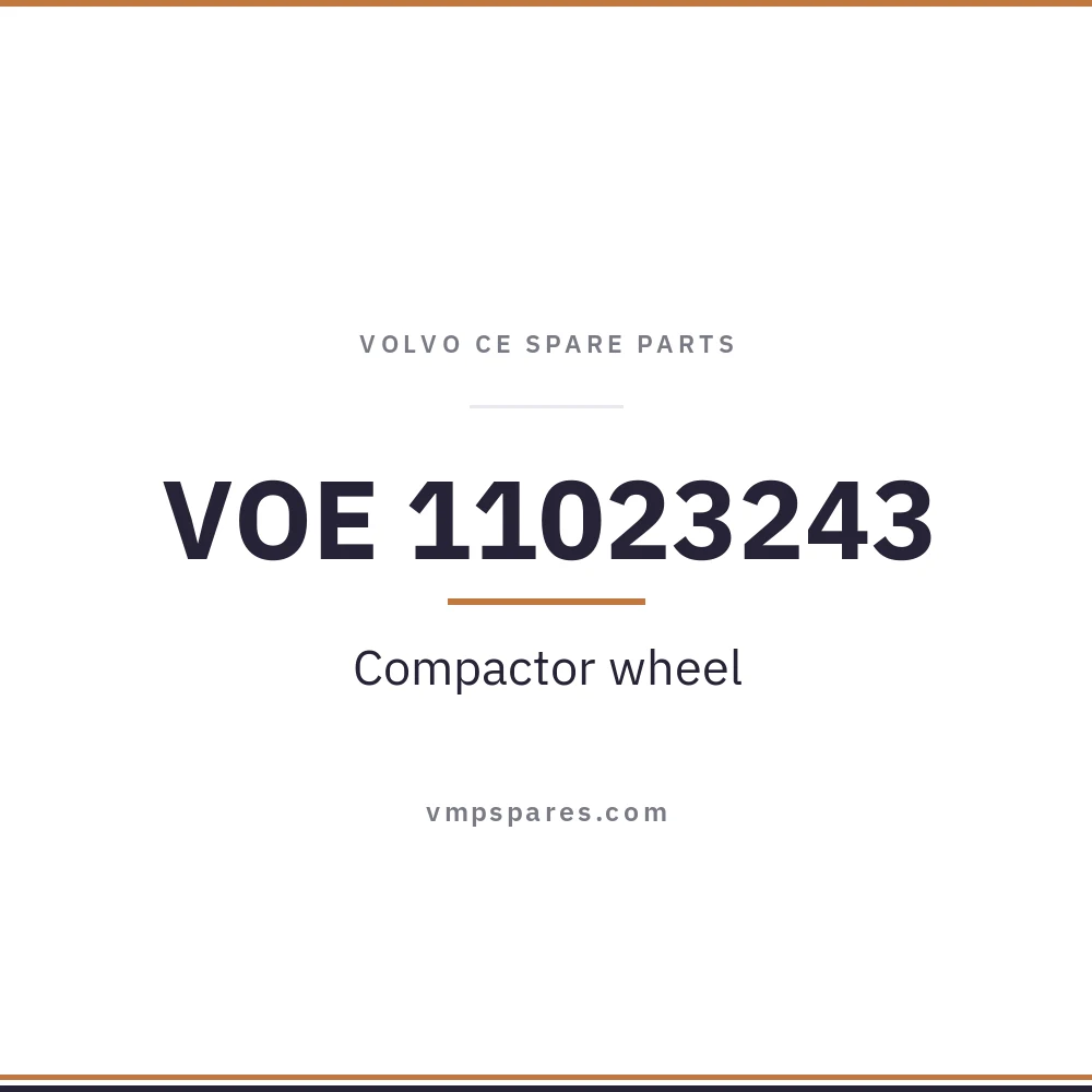 VOE 11023243 – Compactor wheel