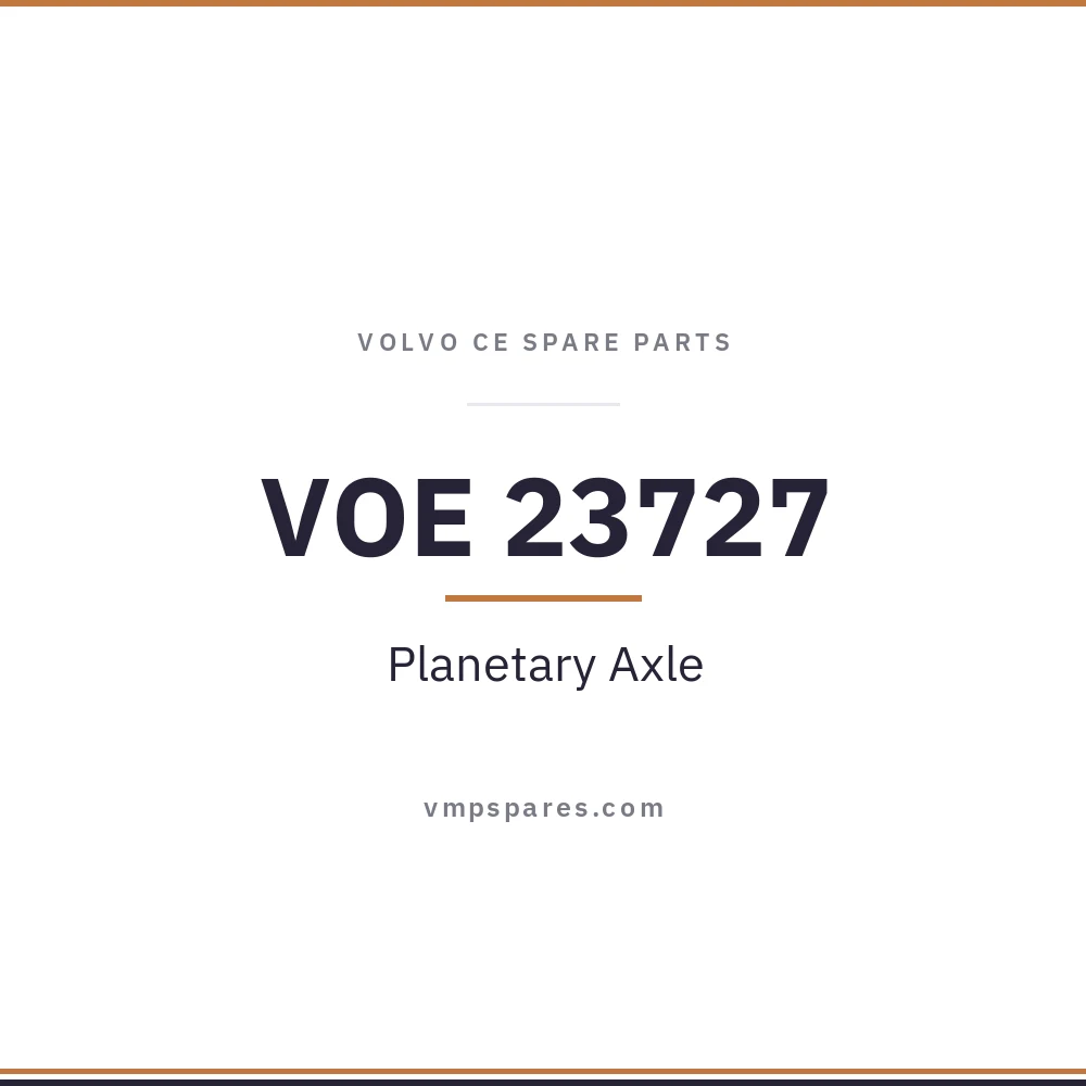 VOE 23727 – Planetary Axle