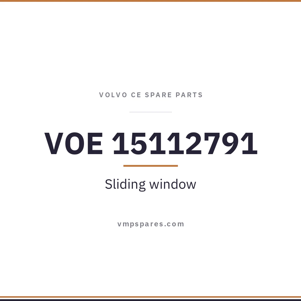 VOE 15112791 – Sliding window