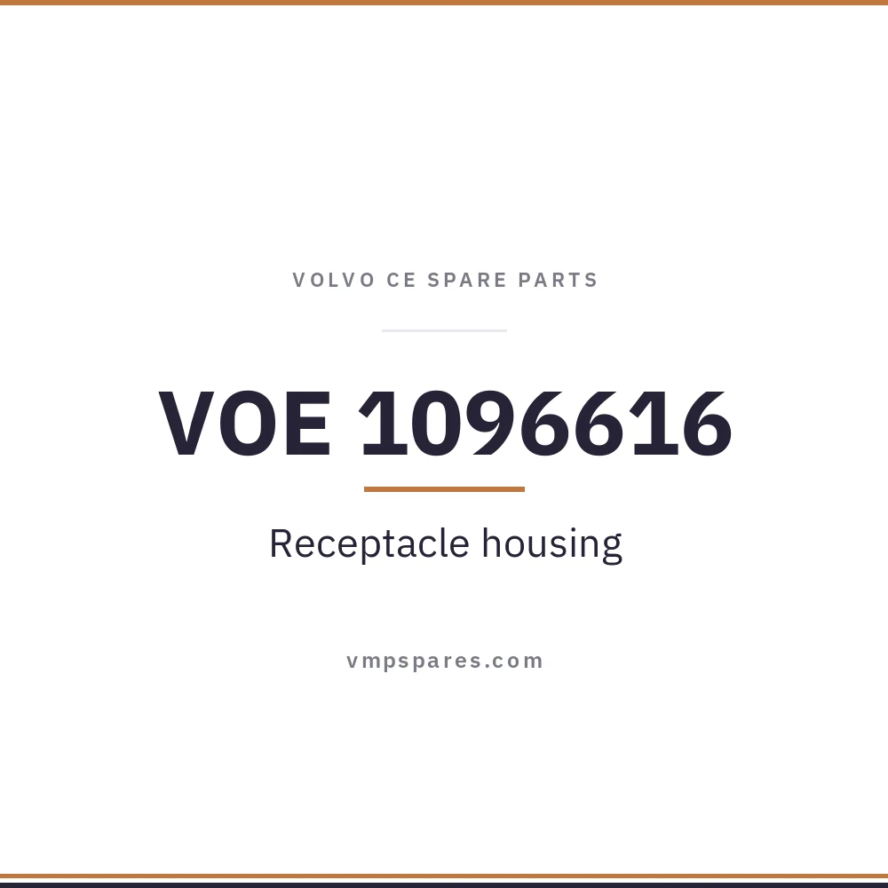VOE 1096616 – Receptacle housing
