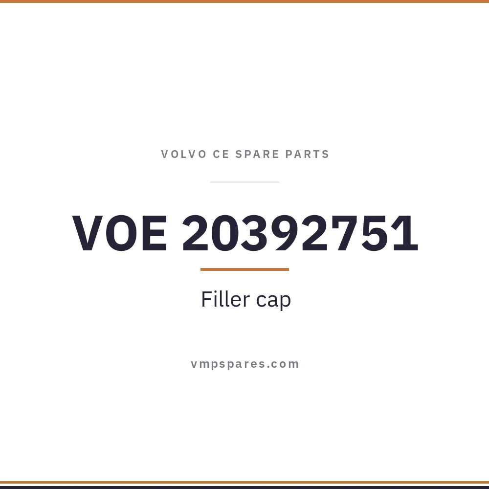 VOE 20392751 – Filler cap
