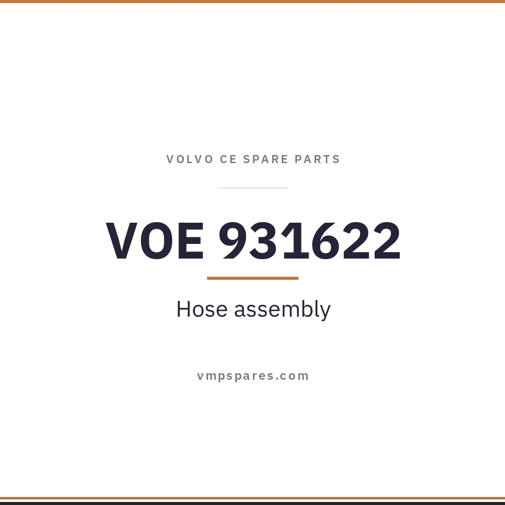 VOE 931622 – Hose assembly